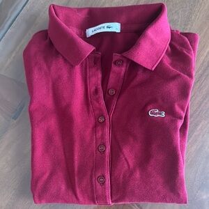 Lacoste Women's Red Sweater